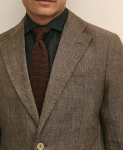 Slim Fit Linen Suit Jacket
