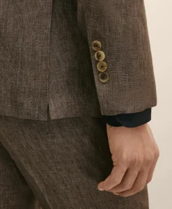 Slim Fit Linen Suit Jacket