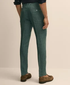 Slim Fit Linen Suit Pants