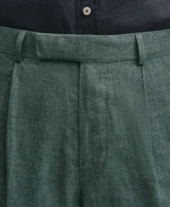 Slim Fit Linen Suit Pants