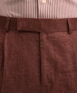 Slim Fit Linen Suit Pants
