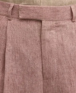 Slim Fit Linen Suit Pants