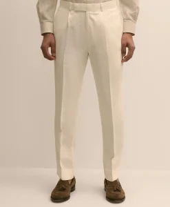 Slim Fit Linen Suit Pants