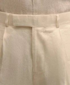 Slim Fit Linen Suit Pants