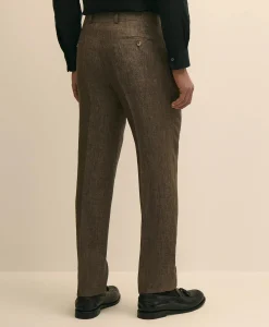 Slim Fit Linen Suit Pants