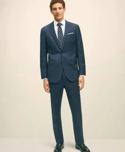 Slim Fit Wool Checked 1818 Suit