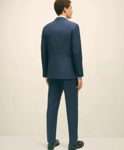 Slim Fit Wool Checked 1818 Suit