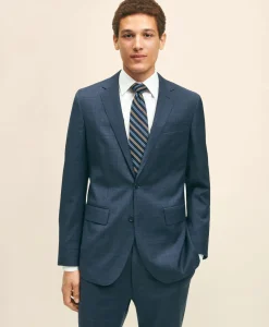 Slim Fit Wool Checked 1818 Suit