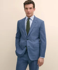 Slim Fit Wool Check 1818 Suit
