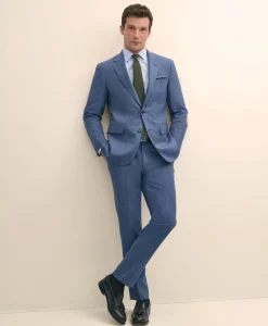 Slim Fit Wool Check 1818 Suit