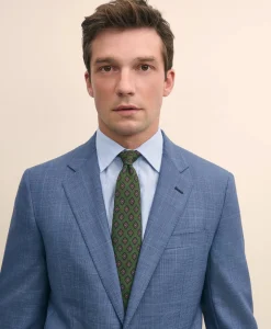 Slim Fit Wool Check 1818 Suit