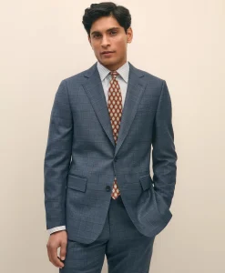 Slim Fit Wool Check 1818 Suit