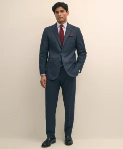 Slim Fit Wool Check 1818 Suit