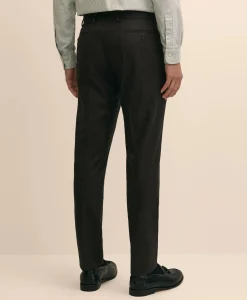 Slim Fit Wool Flannel Dress Pants