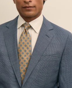 Slim Fit Wool Mini-Houndstooth 1818 Suit