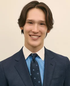 Slim Fit Wool Pinstripe 1818 Suit