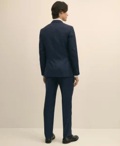 Slim Fit Wool Pinstripe 1818 Suit