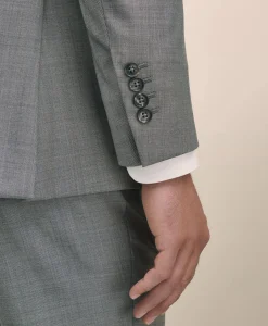 Slim Fit Wool Sharkskin 1818 Suit