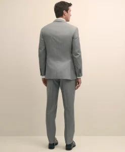 Slim Fit Wool Sharkskin 1818 Suit