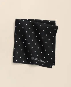 Small Dot Silk Pocket Square