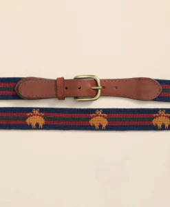 Smathers & Branson Needlepoint Golden Fleece® Belt