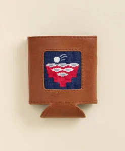 Smathers & Branson Needlepoint Trick Shot Can Cooler