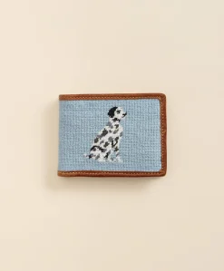 Smathers & Branson Needlepoint Dalmatian Wallet