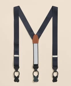 Solid Pique Suspenders