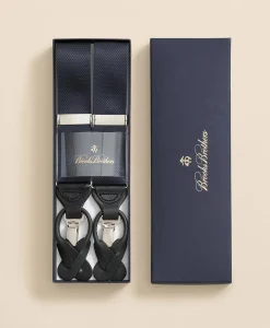 Solid Pique Suspenders