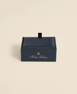Sterling Silver Onyx Oval Rhodium-Plated Cufflinks