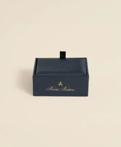 Sterling Silver Oval Rhodium-Plated Cufflinks