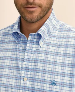 Stretch Cotton Non-Iron Oxford Polo Button Down Sport Shirt