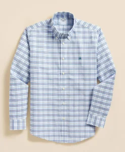 Stretch Cotton Non-Iron Oxford Polo Button Down Sport Shirt
