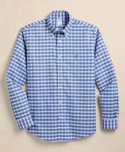 Stretch Cotton Non-Iron Oxford Polo Button Down Sport Shirt
