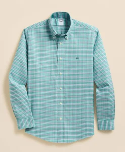 Stretch Cotton Non-Iron Oxford Polo Button Down Sport Shirt