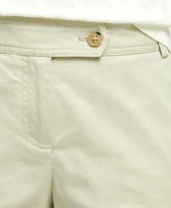 Stretch Cotton Twill Shorts