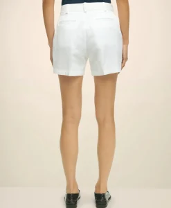 Stretch Cotton Twill Shorts
