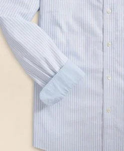 Stretch Non-Iron Oxford Button-Down Collar, Bengal Stripe Sport Shirt