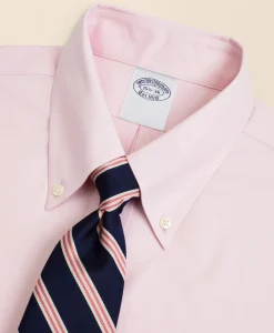 Stretch Supima® Cotton Non-Iron Pinpoint Oxford Button-Down Collar Dress Shirt