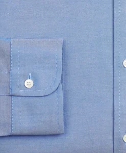 Stretch Supima® Cotton Non-Iron Pinpoint Oxford Button-Down Collar Dress Shirt