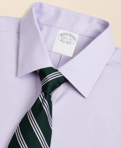 Stretch Supima® Cotton Non-Iron Pinpoint Oxford Ainsley Collar Dress Shirt
