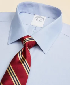 Stretch Supima® Cotton Non-Iron Pinpoint Oxford Ainsley Collar Dress Shirt