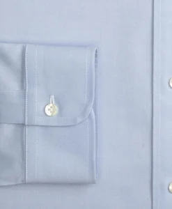 Stretch Supima® Cotton Non-Iron Pinpoint Oxford Ainsley Collar Dress Shirt