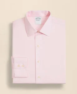 Stretch Supima® Cotton Non-Iron Twill Ainsley Collar Dress Shirt