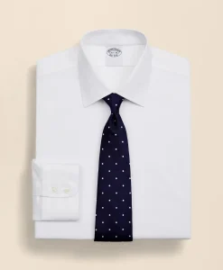 Stretch Supima® Cotton Non-Iron Twill Ainsley Collar Dress Shirt