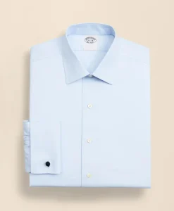 Stretch Supima® Cotton Non-Iron Pinpoint Oxford Ainsley Collar Dress Shirt