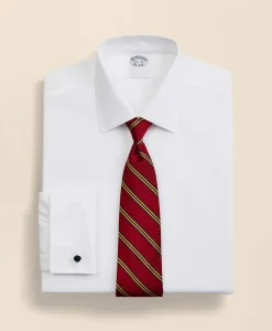 Stretch Supima® Cotton Non-Iron Pinpoint Oxford Ainsley Collar Dress Shirt