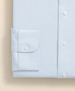 Stretch Supima® Cotton Non-Iron Dobby Ainsley Collar Dress Shirt