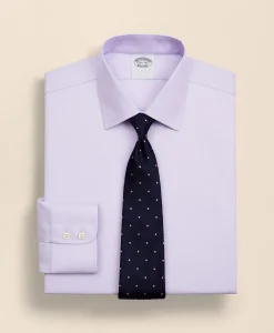 Stretch Supima® Cotton Non-Iron Twill Ainsley Collar Dress Shirt
