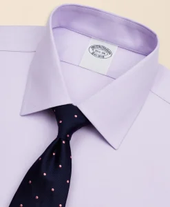 Stretch Supima® Cotton Non-Iron Twill Ainsley Collar Dress Shirt